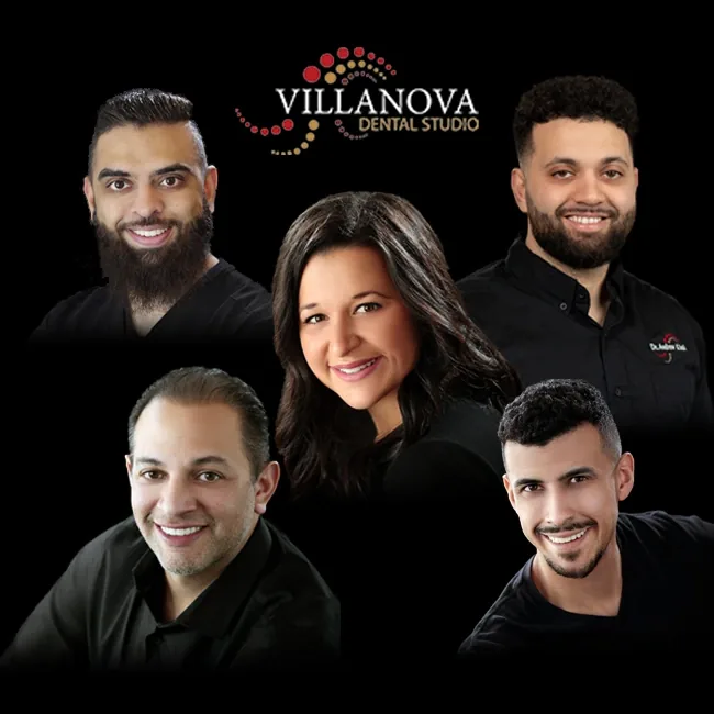 The five dentists of Villanova Dental Studio